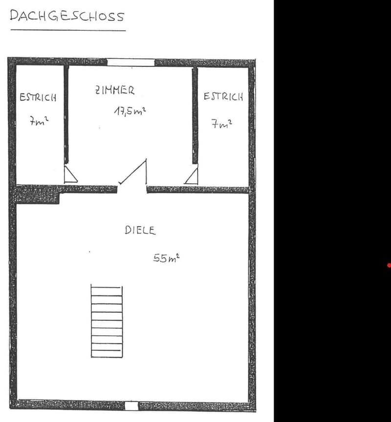 Grundriss Dachgeschoss