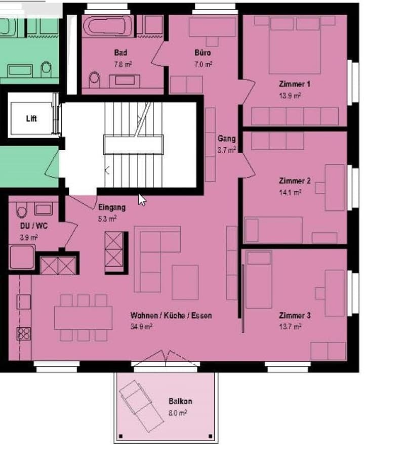Grundrissplan
