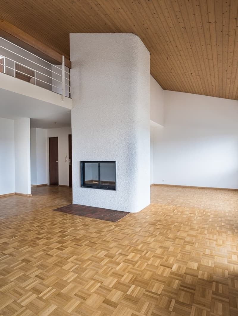 Cheminee im Wohnzimmer