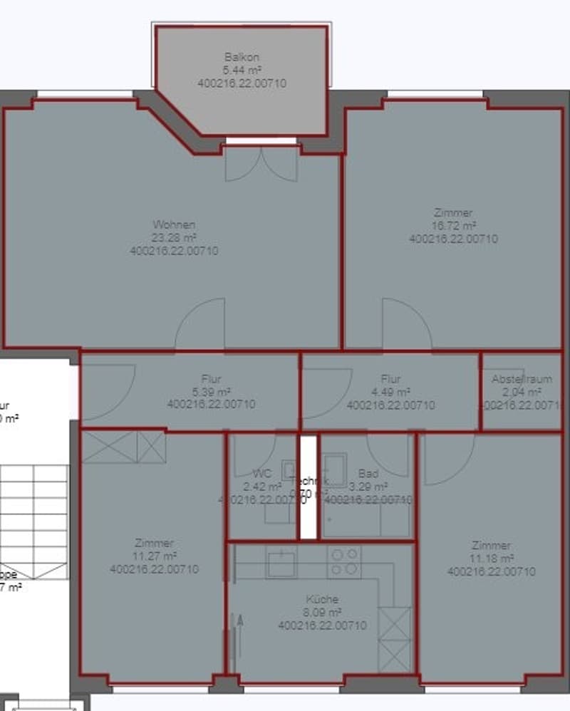 Grundrissplan