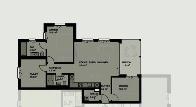 4.5-Zimmer-Wohnung an bester Lage (8)