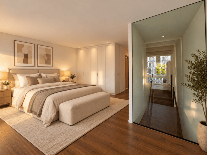 Einrichtungsbeispiel Schlafzimmer