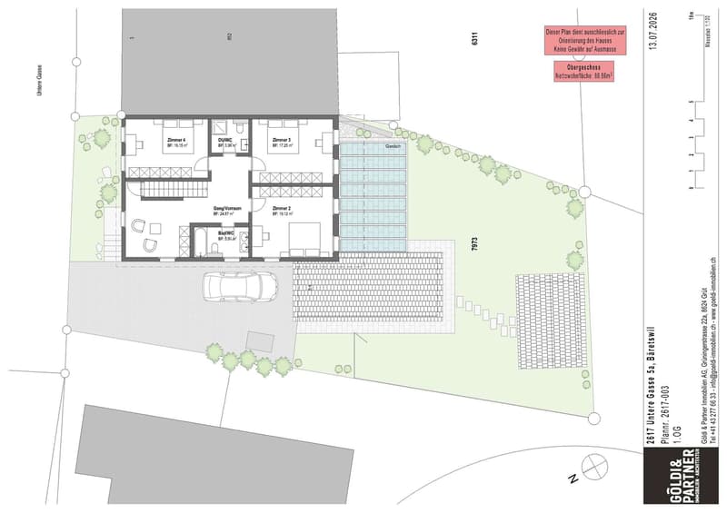 Grundriss 1. Obergeschoss