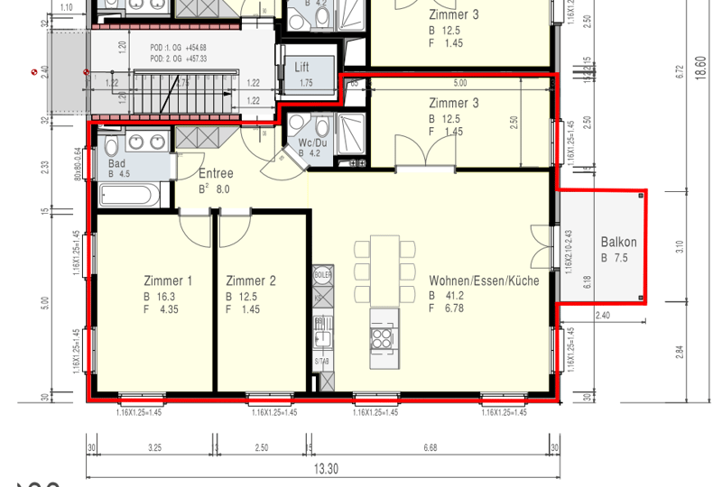 Attraktive 4-Zimmerwohnung in ruhigem Wohnquartier (2)