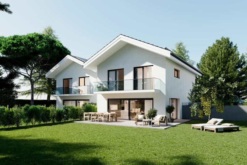 Nouveau projet de villas sis au Mont/Lausanne (2)