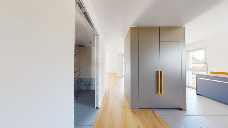 Neuwertige 3.5 Zimmerwohnung, im Erdgeschoss inkl. Fitnessraum und Dachterrasse (10)