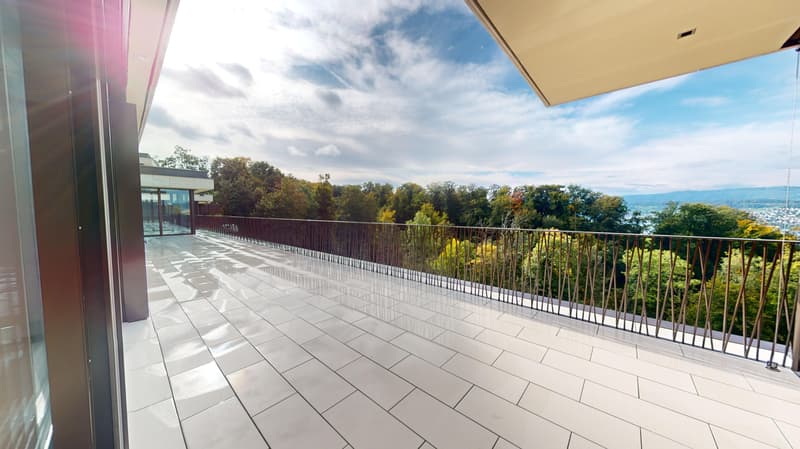 Grosszügige Terrasse für eine grossartige Seesicht - 4.5 Zimmerwohnung, Attika (3)