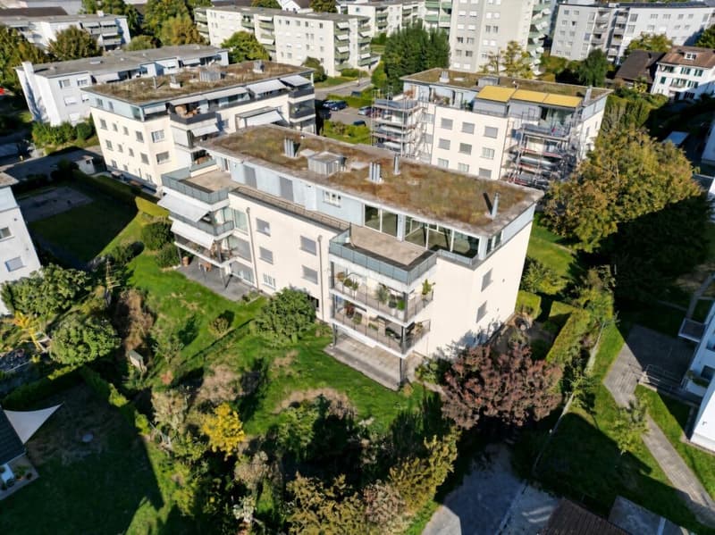 Exklusive 5.5-Zimmer-Attikawohnung mit Wintergarten und Sauna in Seenähe (1)