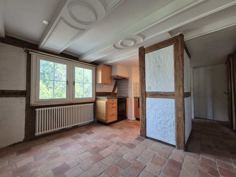 Einzigartiges Bijou im Herzen von Zürich: 3-Zimmer-Dachwohnung mit historischem Charme (4)