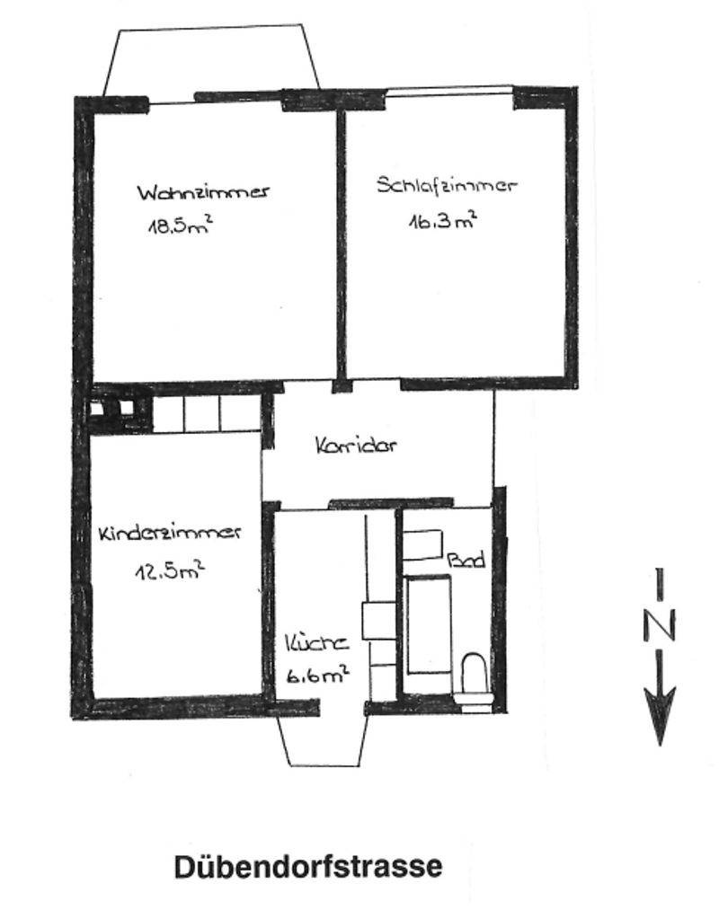 Befristete 3-Zimmerwohnung in Zürich-Schwamendingen (9)