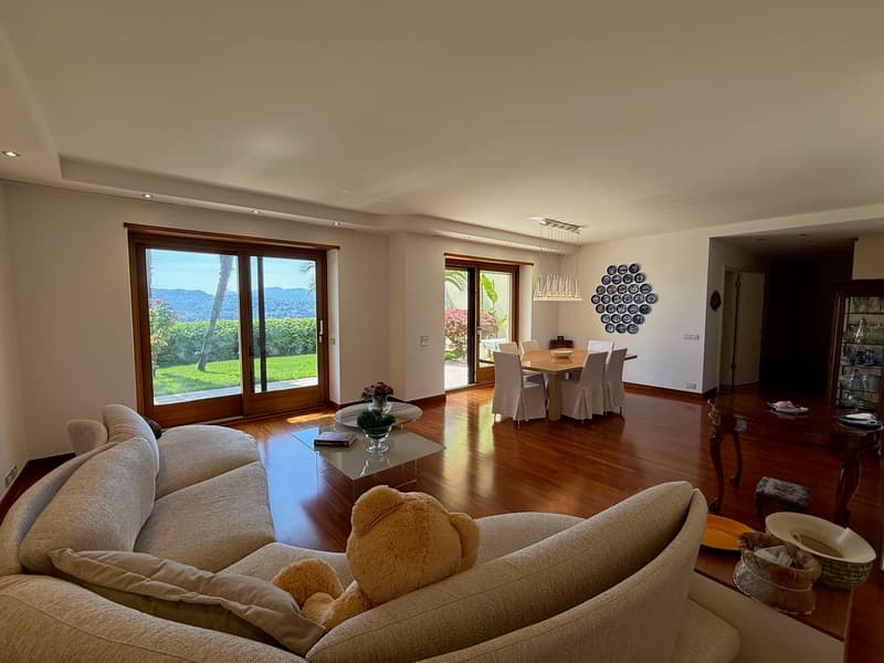 MAGNIFICO Appartamento CON CURATISSIMO GIARDINO E VISTA LAGO (5)