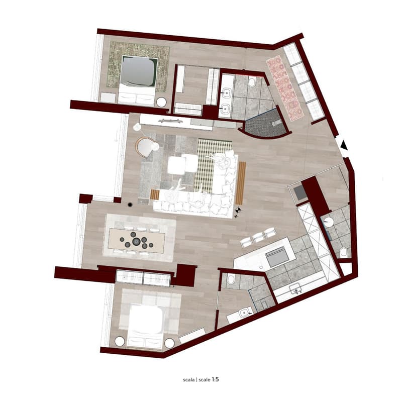 Unique lake-view penthouse in Prestigious Nizza Paradise Residence (10)