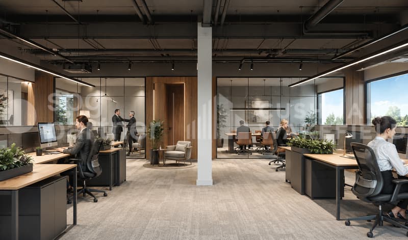 Bureaux à louer 260 m² - neufs aménagés à Genthod (7)