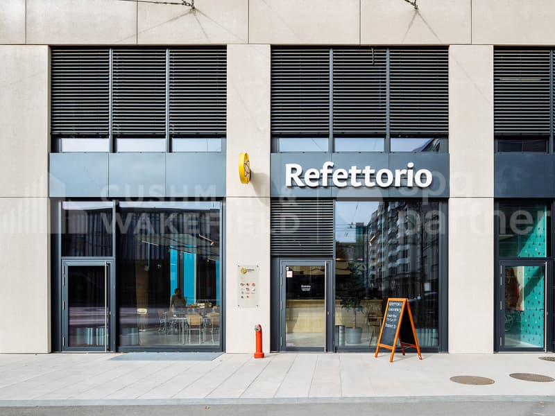 Restaurant de 336 m² avec deux terrasses et dépôt à Charmilles, Genève (1)