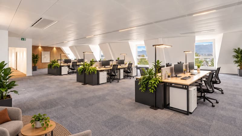 Vollausgebaute Bürofläche mit Ausblick und Kühlung (2)