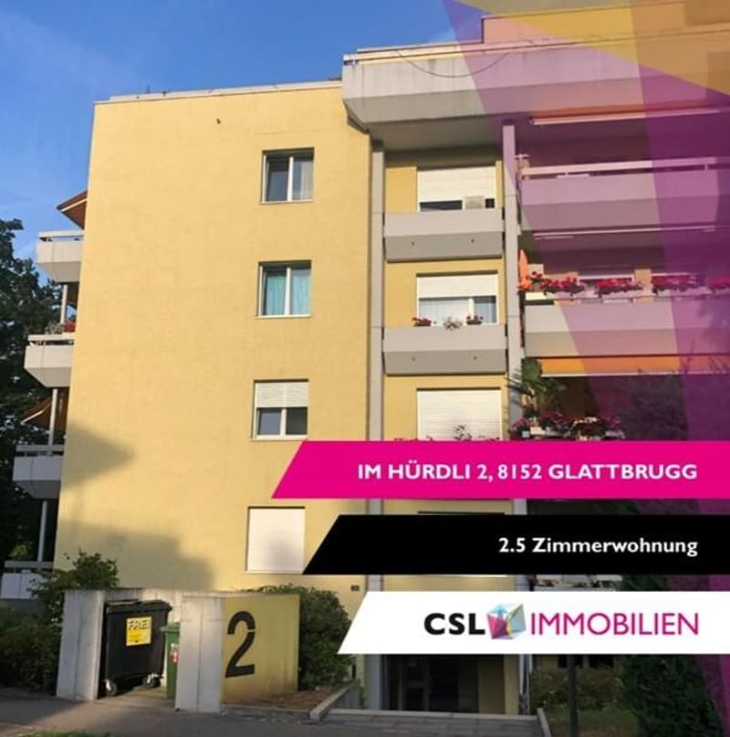 2.5-Zimmerwohnung mit Balkon in Glattbrugg (1)