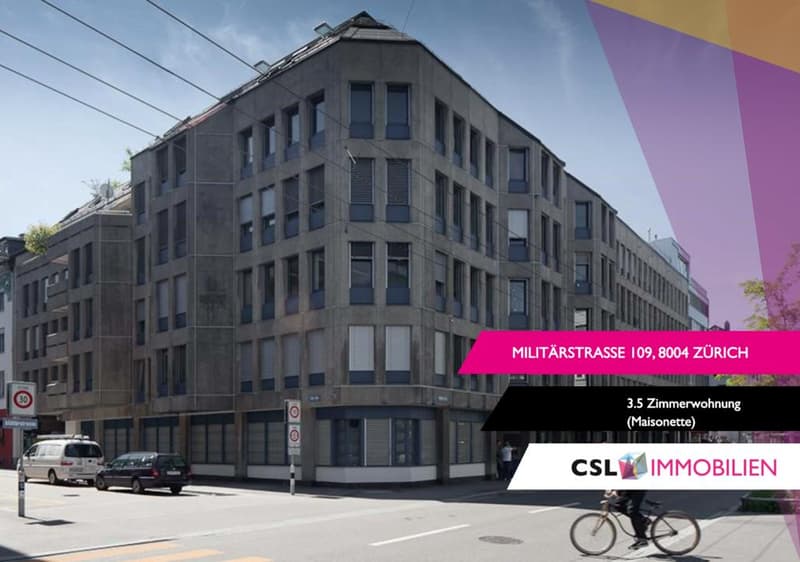 Grosszügige 3.5-Zimmer-Wohnung im Herzen von Zürich (1)
