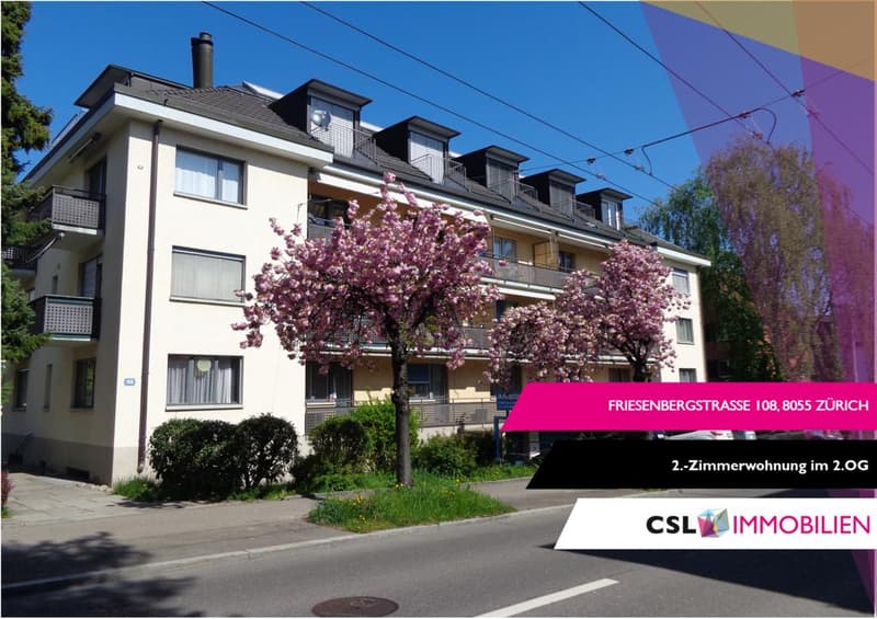 Helle 2-Zimmerwohnung an attraktiver Lage in Zürich-Friesenberg (1)