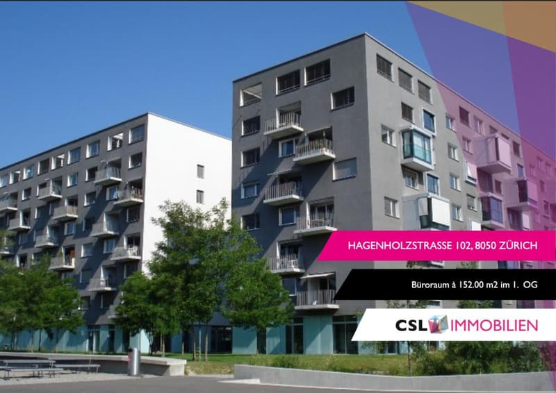 Attraktive Bürofläche an der Hagenholzstrasse in Zürich-Oerlikon ! (1)