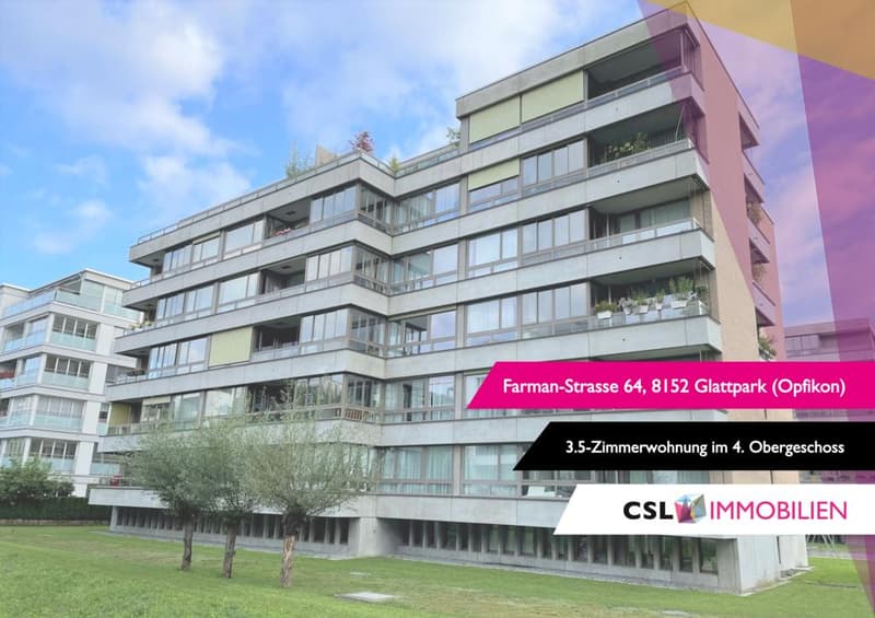 3.5-Zimmer-Wohnung mit neu saniertem Bad und Balkon in Glattpark (1)