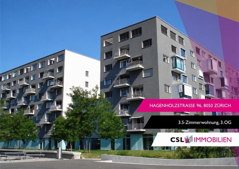 Grosszügige 3.5-Zimmerwohnung in Zürich Oerlikon (1)