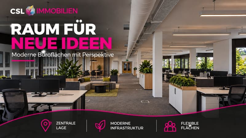 Gewerbe- / Büroflächen im Hochbordquartier – Ausbau nach Mass (1)