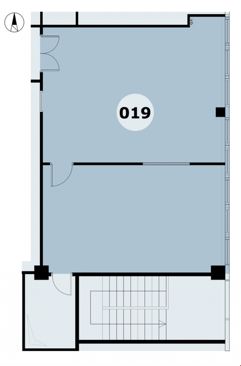 Living area, kitchen, hallway, bedroom, bathroom, closet