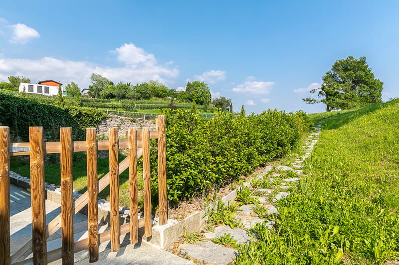 AFFITTASI INCANTEVOLE DUPLEX DI 3.5 LOCALI CON GIARDINO PRIVATO (10)