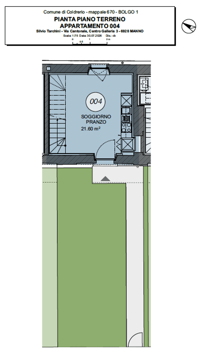 Affittasi luminoso appartamento duplex di 55 mq con giardino (16)