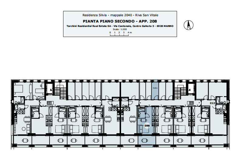 RIVA SAN VITALE - AFFITTASI APPARTAMENTO 1.5 ARREDATO CON BALCONE (rif. 208) (10)