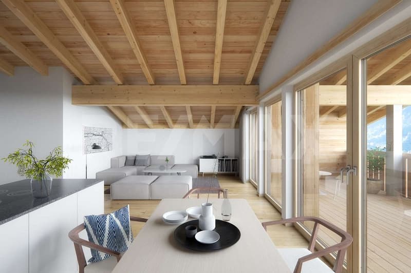 Hoher Wohnkomfort dank energieeffizientem Neubau: 4½-Zimmer-Dachwohnung B9 im Dachgeschoss (6)