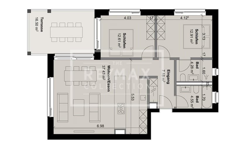 3½-Zimmer-Wohnung Nr. 4 - Neubau Ganschiersch - ERSTWOHNUNG (8)