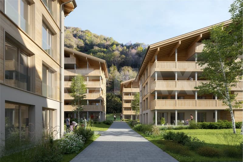 Energieeffizientes wohnen Garglas.ch: 3½-Zimmer-Wohnung C8 mit Anteil an Solarkraft (3)
