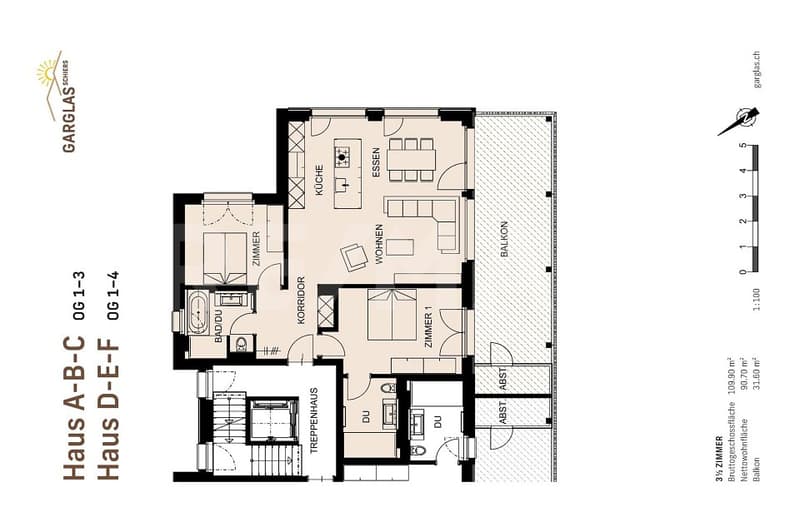 Nachhaltiges Wohnen Garglas.ch - 3½-Zimmer-Wohnung F6 mit Anteil an Solarkraft (10)