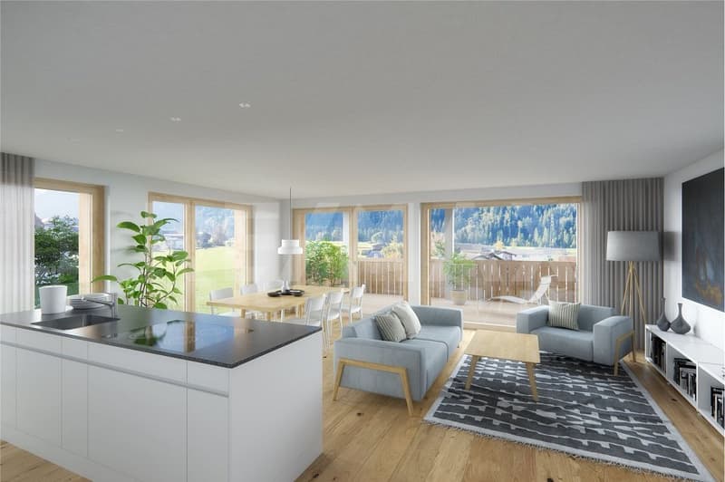 Nachhaltiges Wohnen Garglas.ch - 3½-Zimmer-Wohnung F6 mit Anteil an Solarkraft (3)