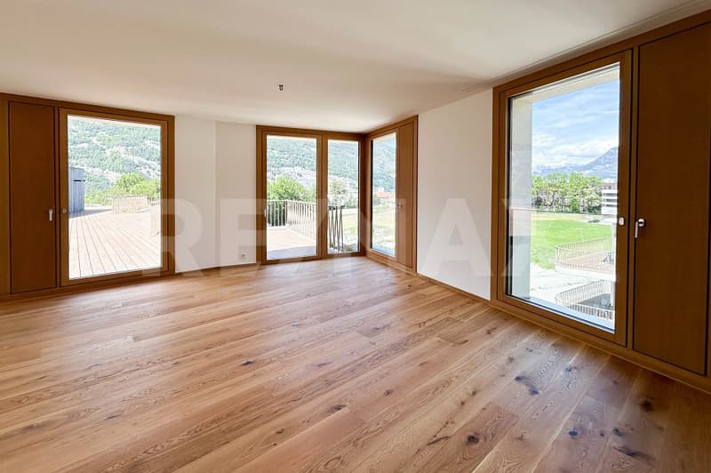 6½ Zimmerwohnung im Dachgeschoss, mit 400m² Terrasse. (9)