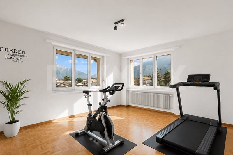 Wohnkomfort mit Aussicht - 4 ½ Zimmer-Dachwohnung in gepflegtem Dreifamilienhaus (4)