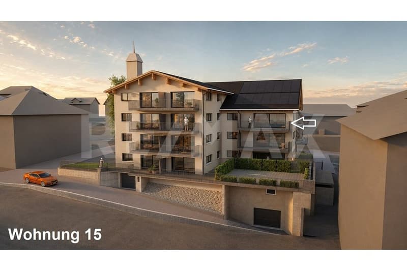 2½-Zimmer-Neubauwohnung Nr. 15 Erstbezug im Prättigauerhof, Schiers (1)