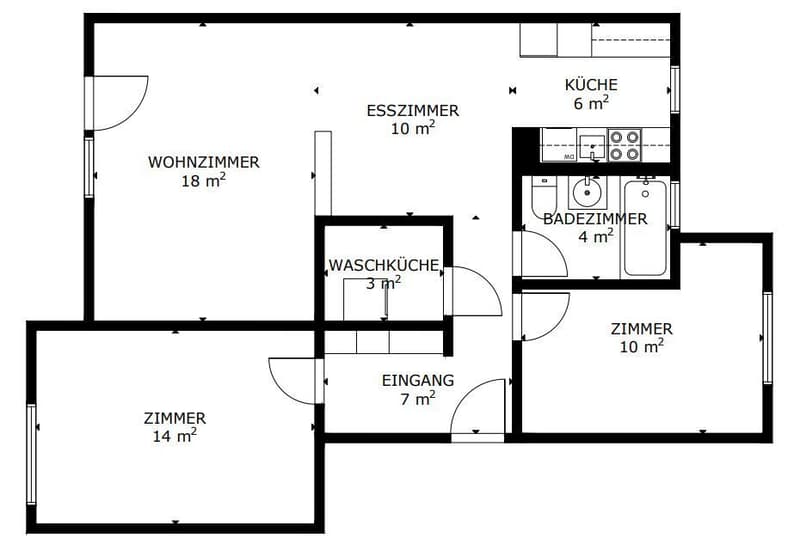 Grundrissplan