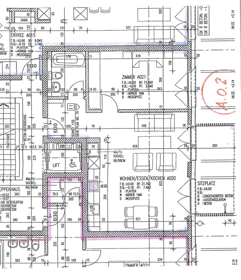 2.5 Zimmerwohnung mit eigenem Waschturm (11)