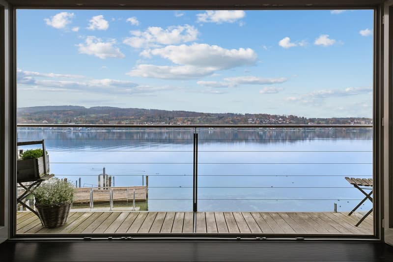 Unverbaubar, einzigartig - Wohngenuss mit See-Flair