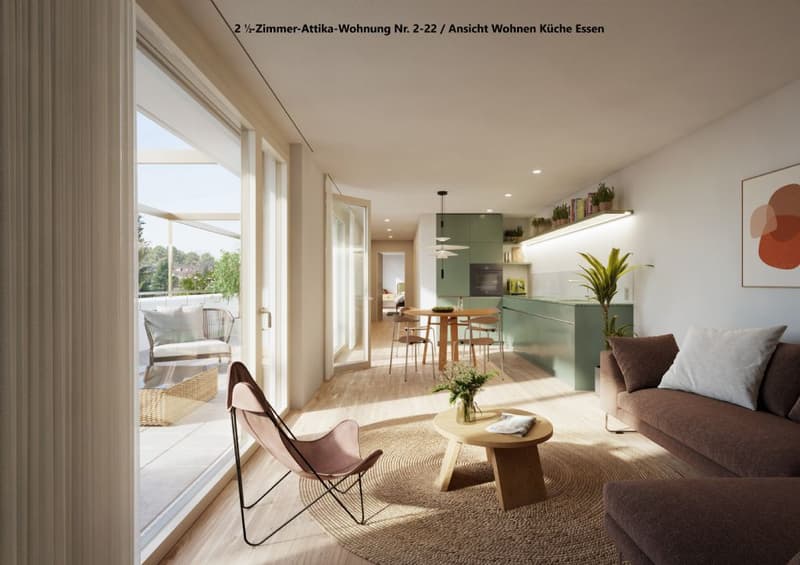 ATTIKA MIT WEITBLICK | TERRASSE UND LOGGIA | VIEL RAUM UND LICHT | BAUSTART ERFOLGT (3)