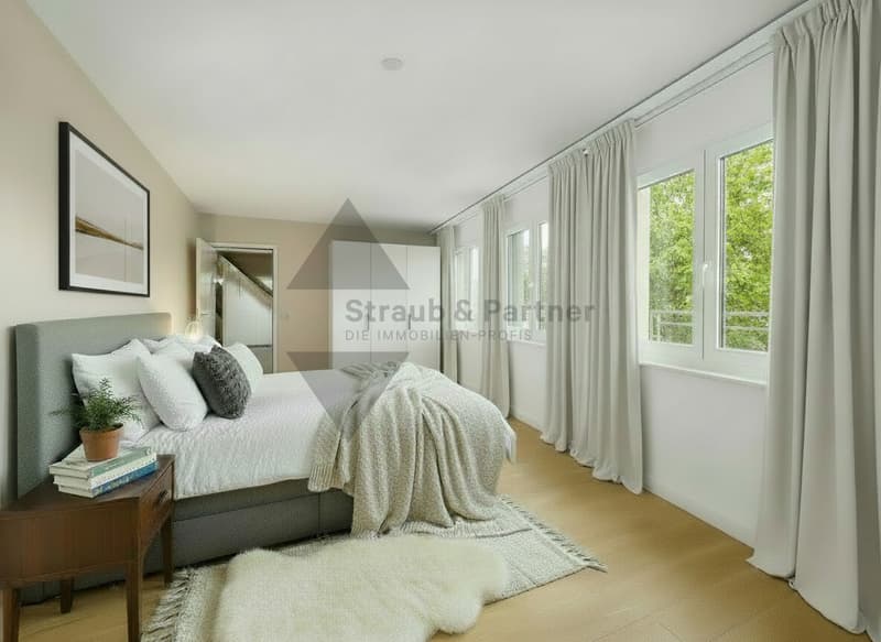 Visualisierung grosses Schlafzimmer