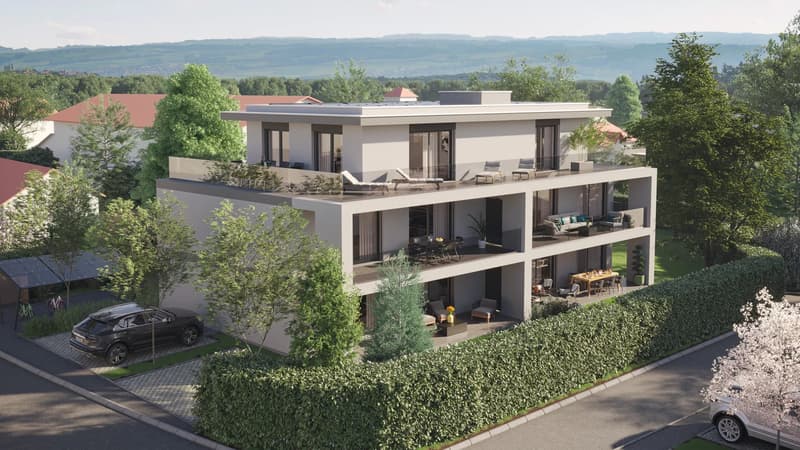For Sale Garden-Level 4-room apartment in Veyrier Private garden of 556 m² (3)