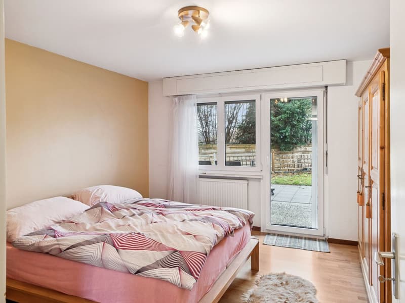 Chambre donnant accès aux extérieures