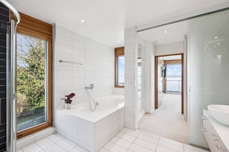 Villa contemporaine d'exception face au bleu du lac (4)