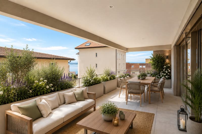 Appartement neuf avec grand balcon proche du centre-ville ! (2)