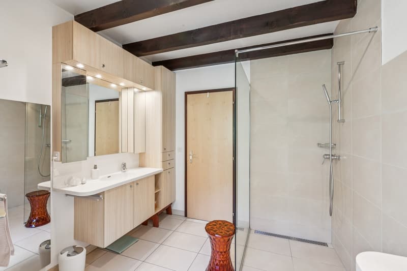 Superbe villa individuelle avec un beau jardin et 2 garages box (9)