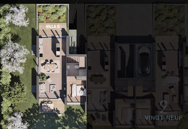 Townhouse contemporaine à Vessy (6)