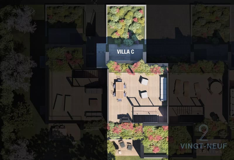 Townhouse contemporaine à Vessy (6)
